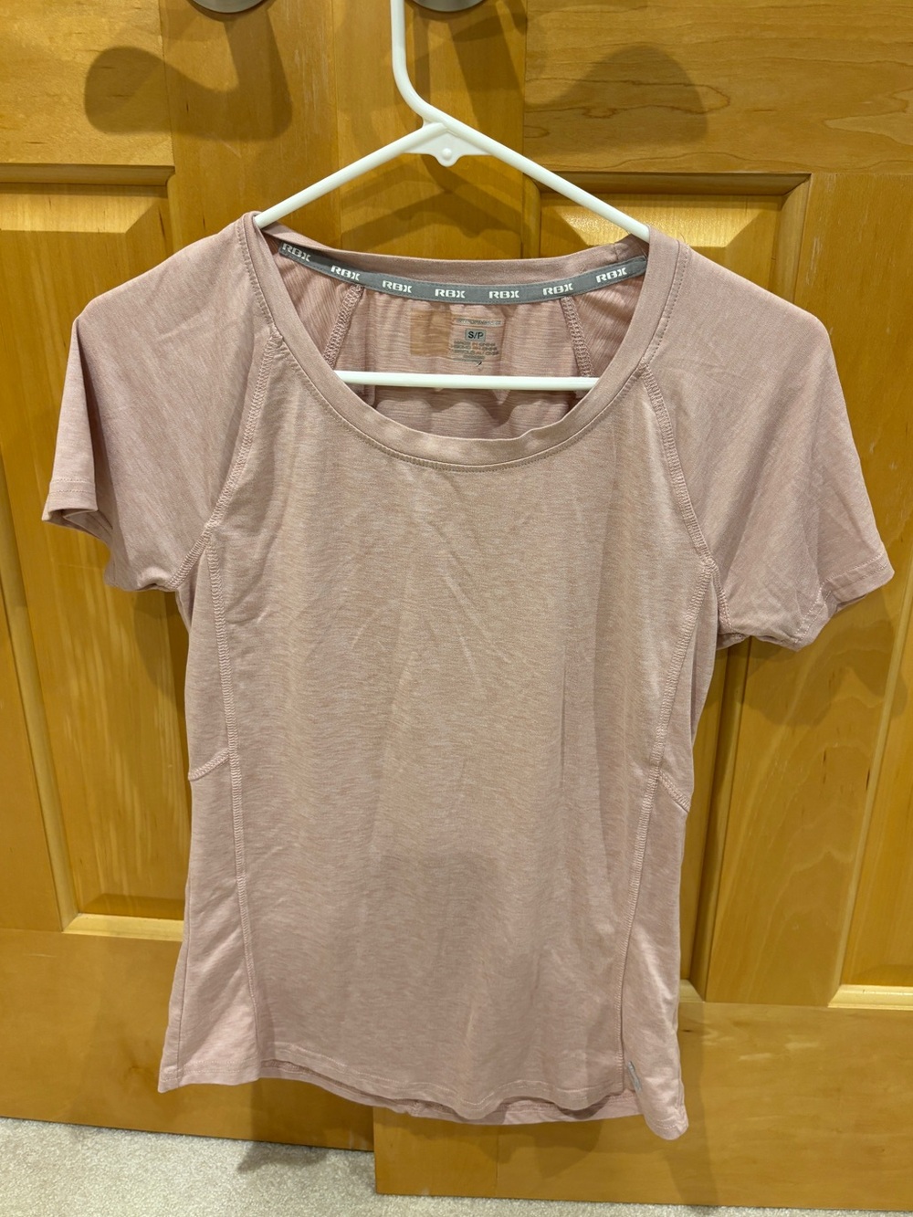 RBX Women's Short Sleeve Scoop Neck Tee - Dusty Pink